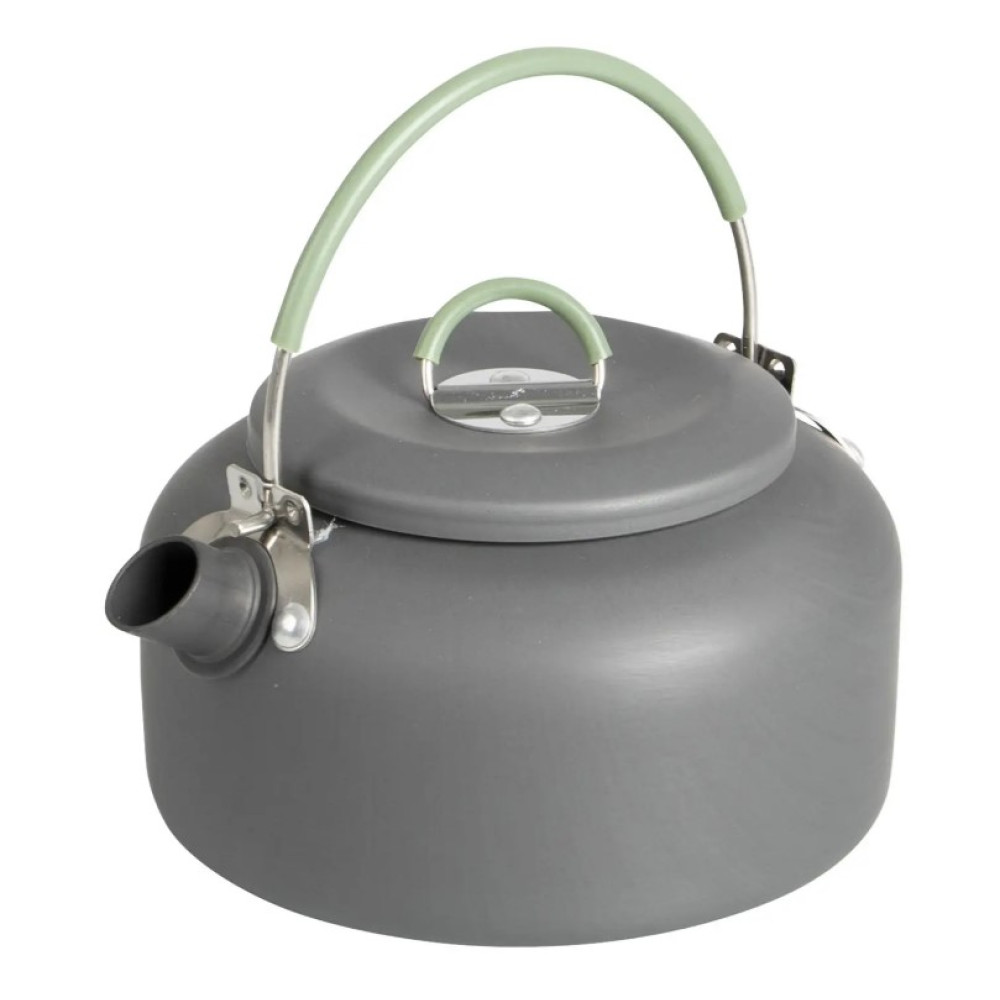 Набір посуду Bo-Camp Explorer XL 4 Pieces Hard Anodized Grey/Green (2200249) (DAS302116)
