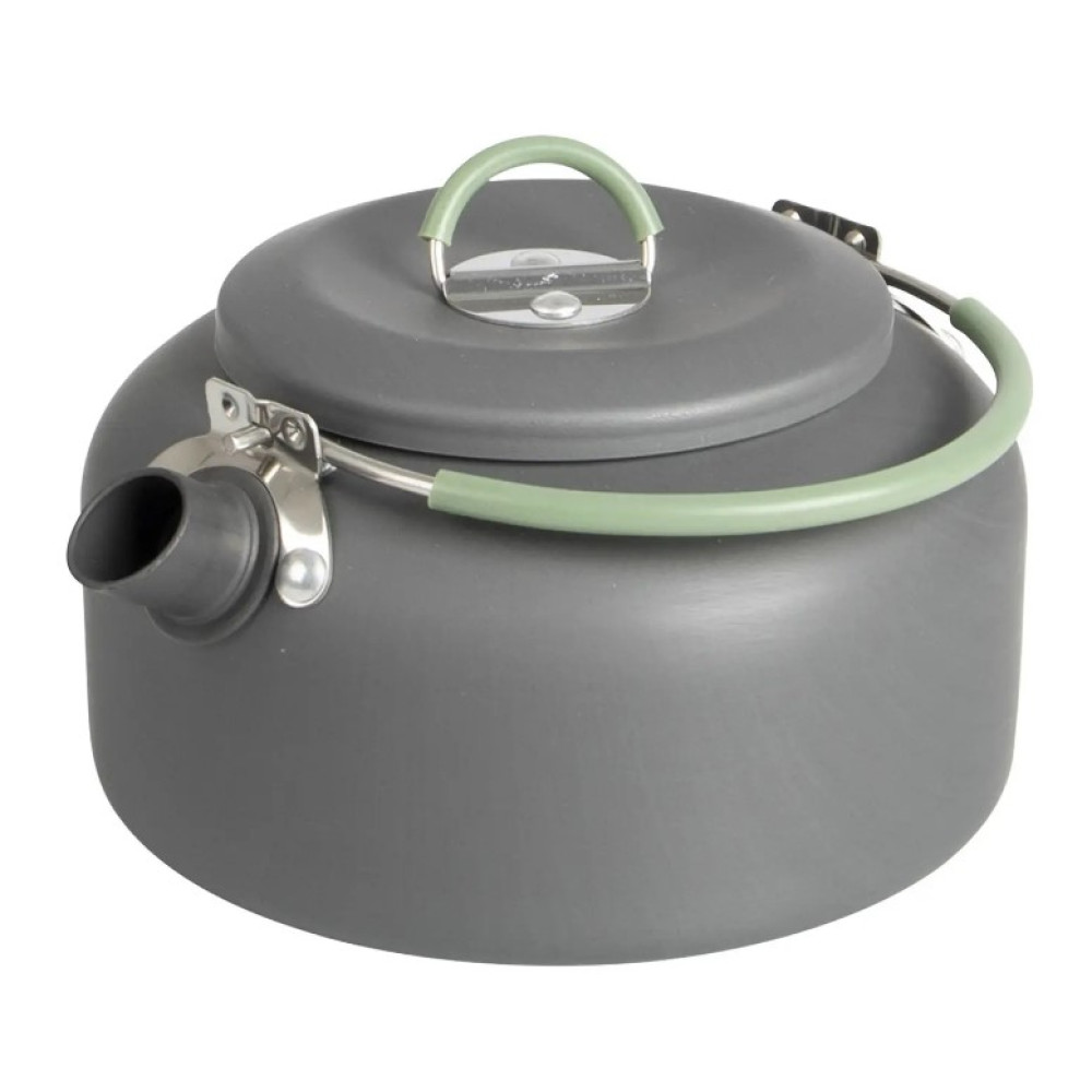 Набір посуду Bo-Camp Explorer XL 4 Pieces Hard Anodized Grey/Green (2200249) (DAS302116)