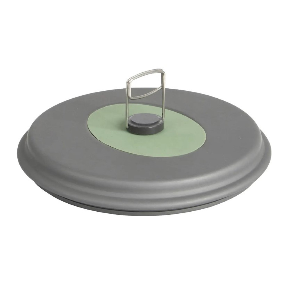 Набір посуду Bo-Camp Explorer XL 4 Pieces Hard Anodized Grey/Green (2200249) (DAS302116)