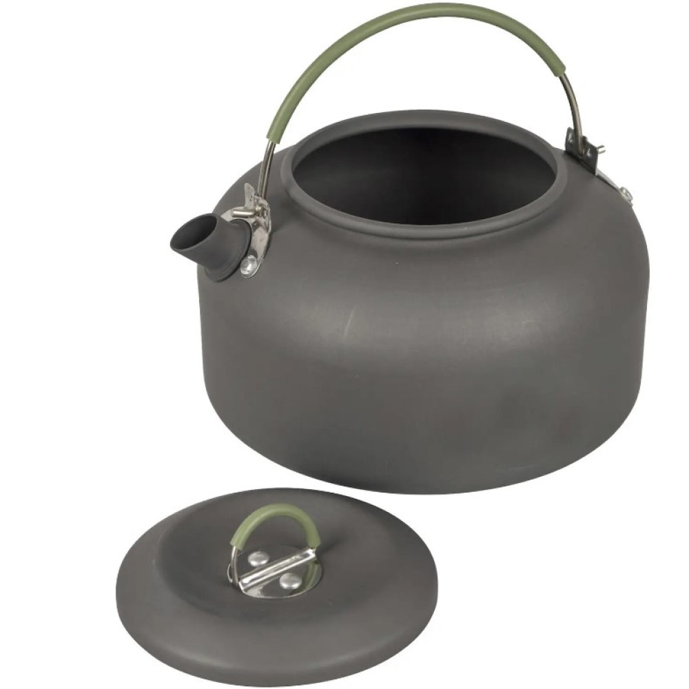Чайник Bo-Camp Hard Anodized 1.4L Anthracite / Green (2200410) (DAS302117)