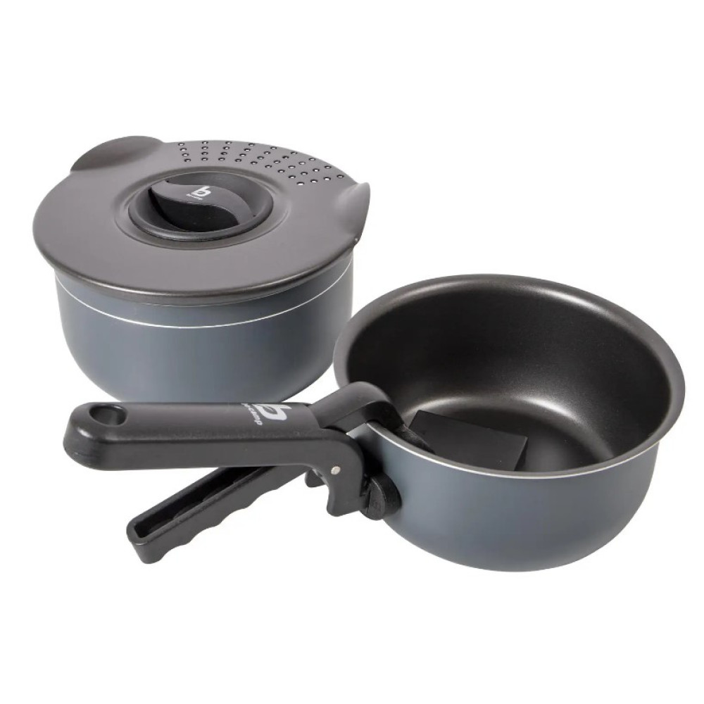 Набір посуду Bo-Camp Trekking 5 Pieces Anthracite (2300351) (DAS302118)