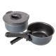 Набір посуду Bo-Camp Trekking 5 Pieces Anthracite (2300351) (DAS302118)