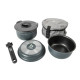 Набір посуду Bo-Camp Trekking 5 Pieces Anthracite (2300351) (DAS302118)