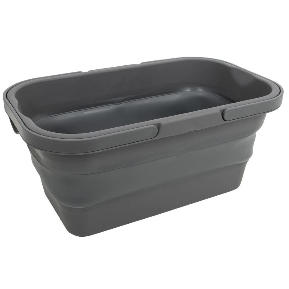 Корзина складная Bo-Camp Foldable Box With table Top 17L Grey (6303695) (DAS302125)
