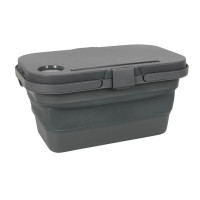 Корзина складная Bo-Camp Foldable Box With table Top 17L Grey (6303695) (DAS302125)