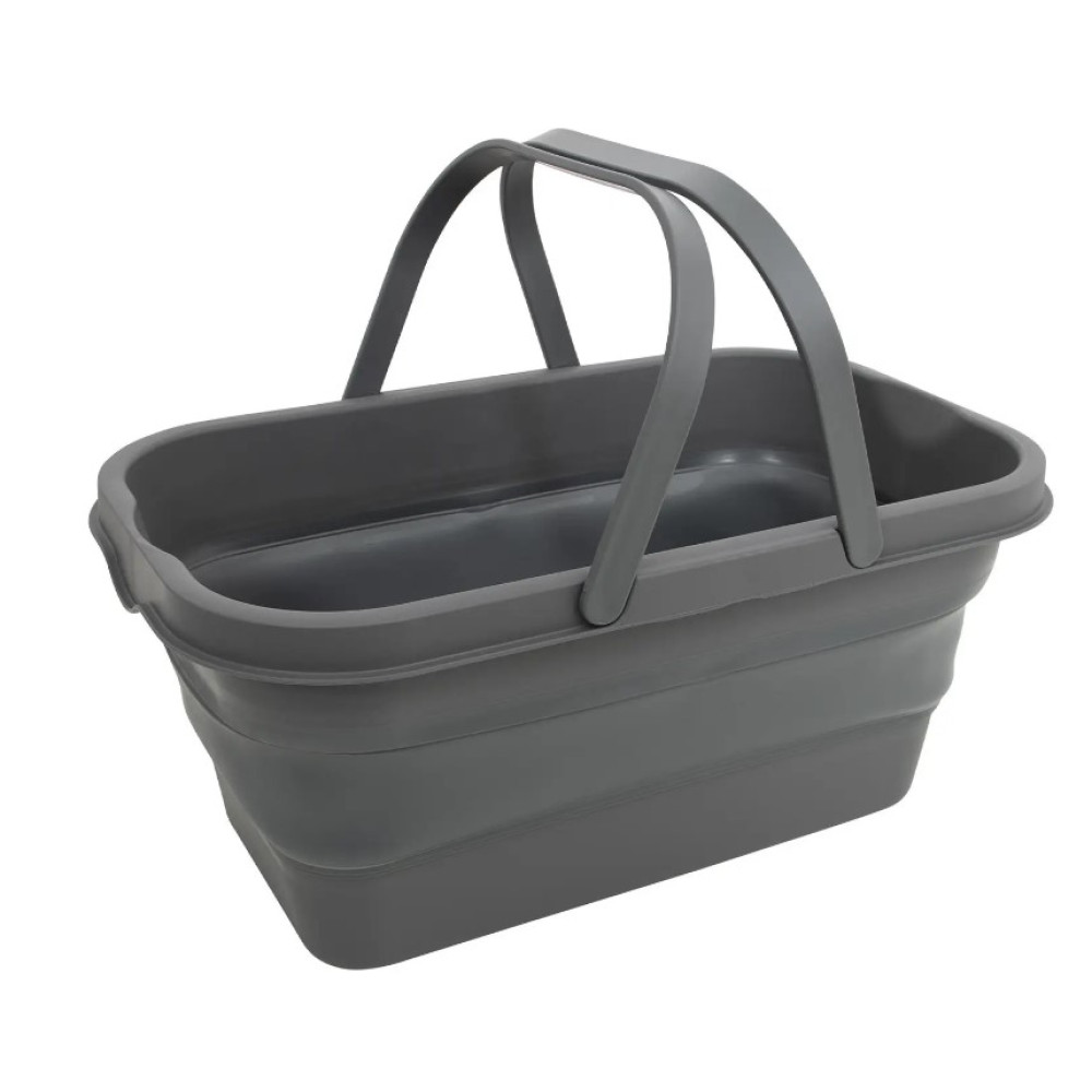 Корзина складная Bo-Camp Foldable Box With table Top 17L Grey (6303695) (DAS302125)