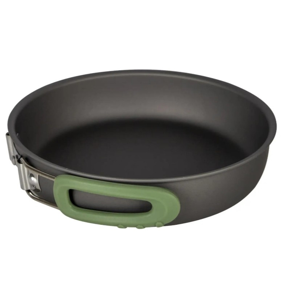 Набір посуду Bo-Camp Explorer 3 Pieces Hard Anodized Grey/Green (2200239) (DAS302732)