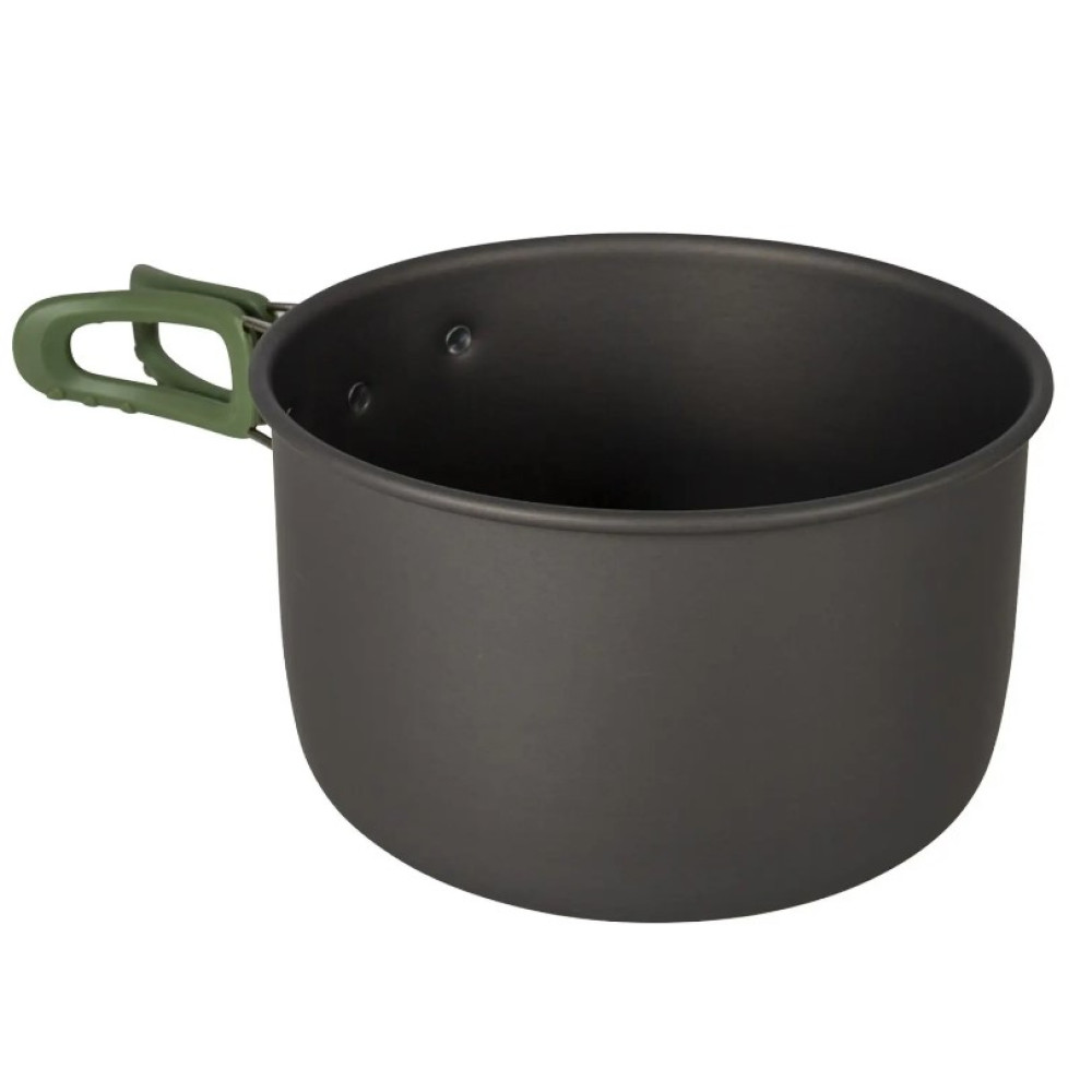 Набір посуду Bo-Camp Explorer 3 Pieces Hard Anodized Grey/Green (2200239) (DAS302732)