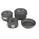 Набір посуду Bo-Camp Explorer 4 Pieces 19 Hard Anodized Grey/Green (2200241) (DAS302733)