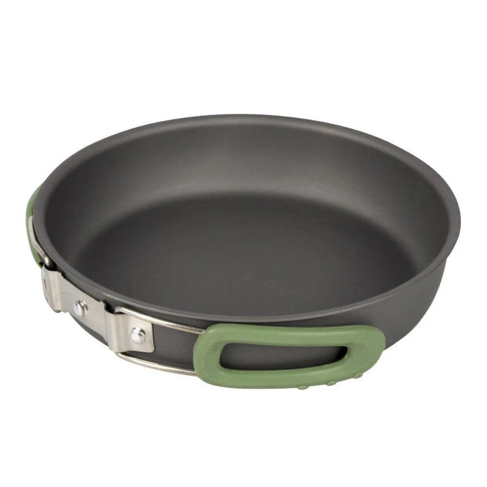 Набір посуду Bo-Camp Explorer 4 Pieces 19 Hard Anodized Grey/Green (2200241) (DAS302733)