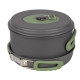 Набір посуду Bo-Camp Explorer 4 Pieces 19 Hard Anodized Grey/Green (2200241) (DAS302733)