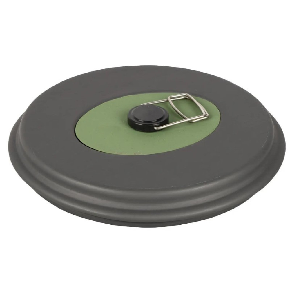 Набір посуду Bo-Camp Explorer 4 Pieces 19 Hard Anodized Grey/Green (2200241) (DAS302733)