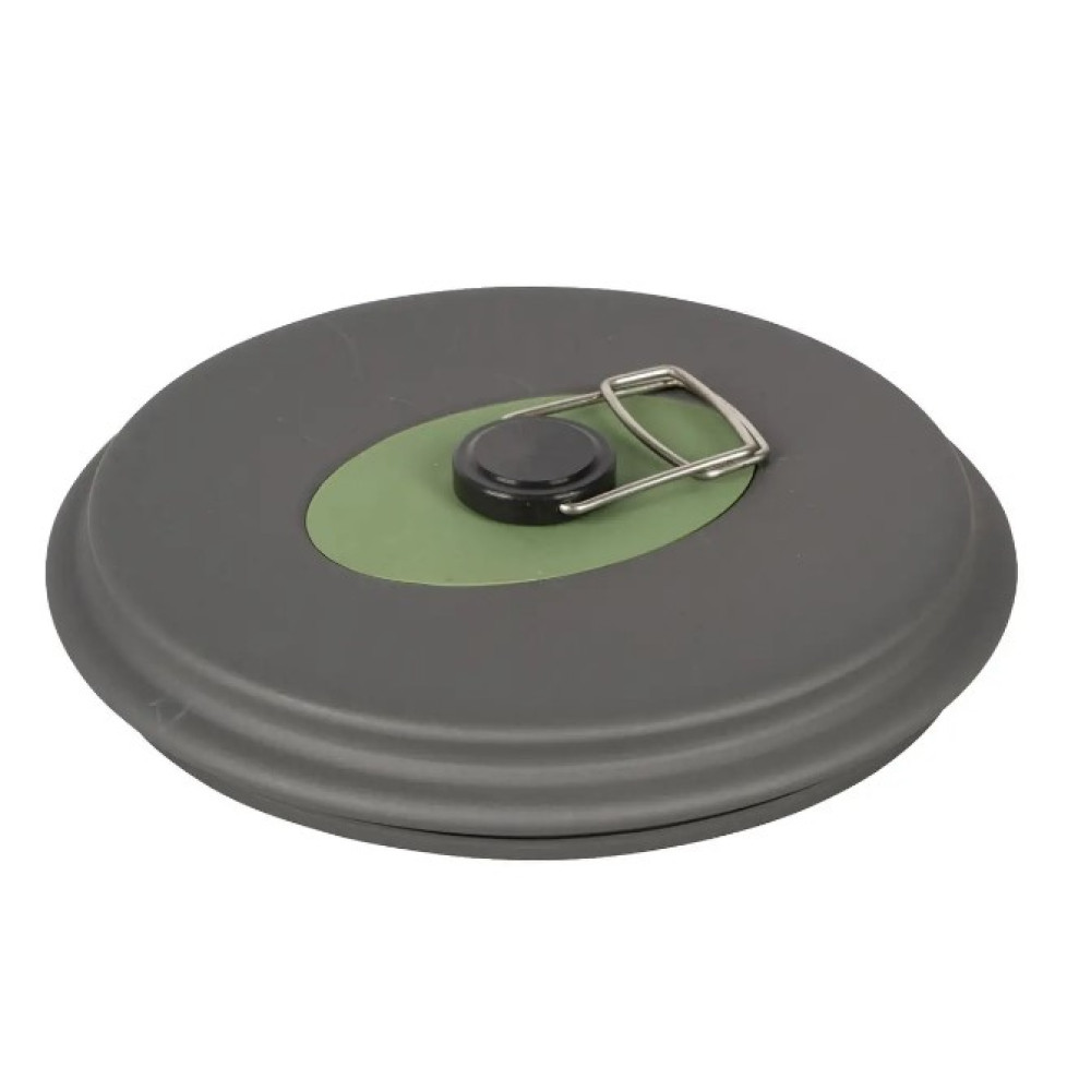 Набір посуду Bo-Camp Explorer 4 Pieces 19 Hard Anodized Grey/Green (2200241) (DAS302733)