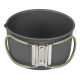 Набір посуду Bo-Camp Explorer 4 Pieces 19 Hard Anodized Grey/Green (2200241) (DAS302733)
