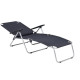 Шезлонг розкладний Bo-Camp Copa Rio Graphite (1211969) (DAS301448)