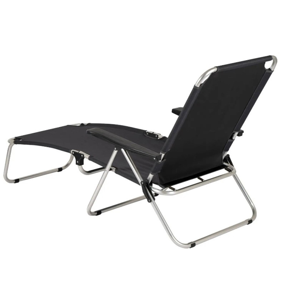 Шезлонг розкладний Bo-Camp Copa Rio Graphite (1211969) (DAS301448)