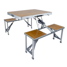 Стол Bo-Camp Bamboo Brown/Silver (1404800) (DAS301454)