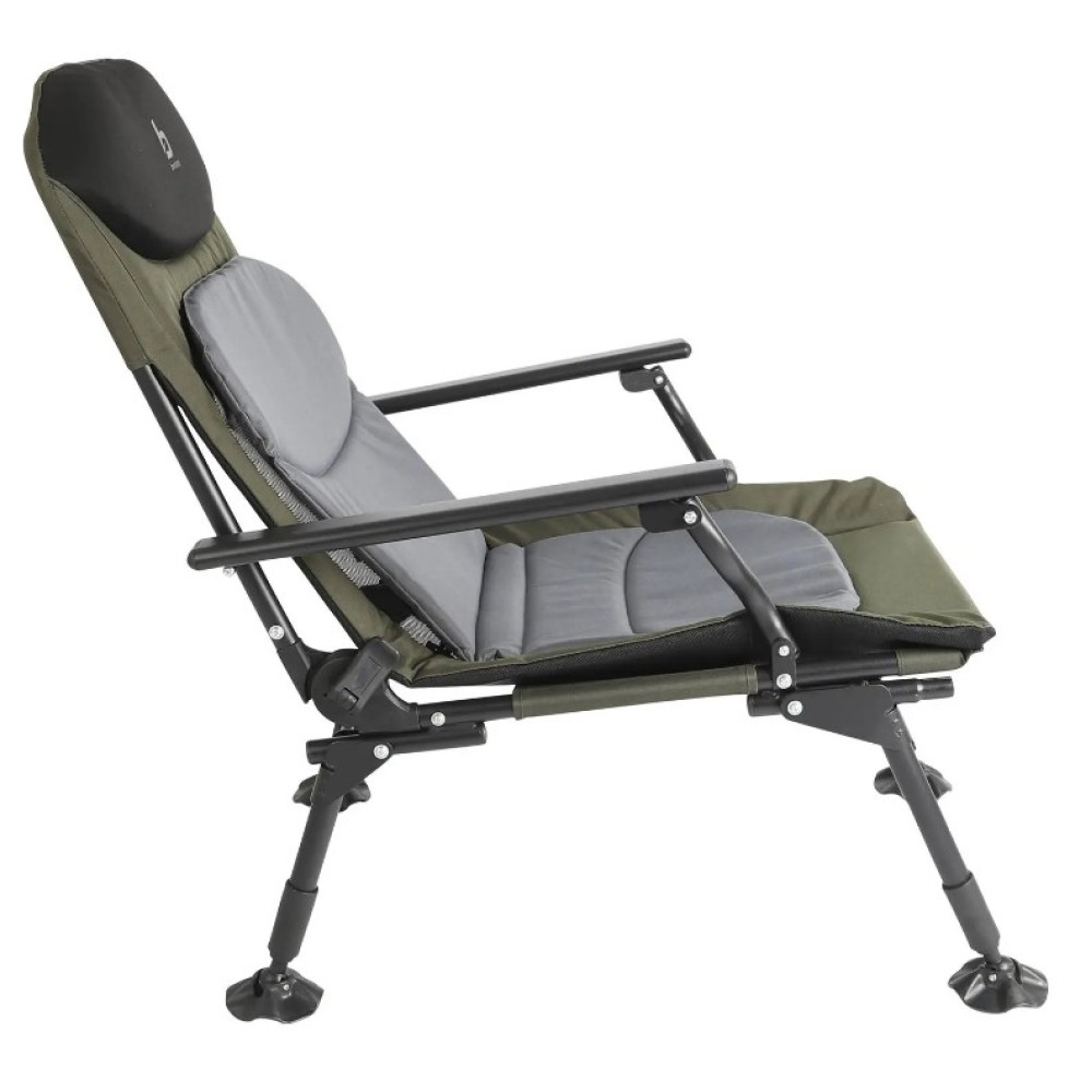 Крісло розкладне Bo-Camp Carp Black/Grey/Green (1204100) (DAS301460)