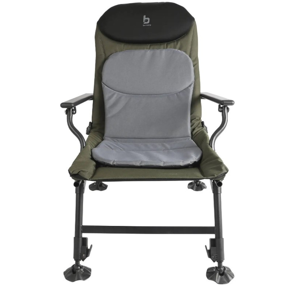 Крісло розкладне Bo-Camp Carp Black/Grey/Green (1204100) (DAS301460)
