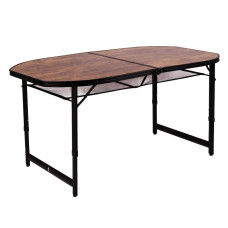 Стол Bo-Camp Woodbine Oval 150x80 cm Black/Wood look (1404230) (DAS301532)