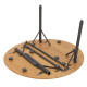 Стол Bo-Camp Poundbury Round 90x90 cm Brown (1404656) (DAS302111)