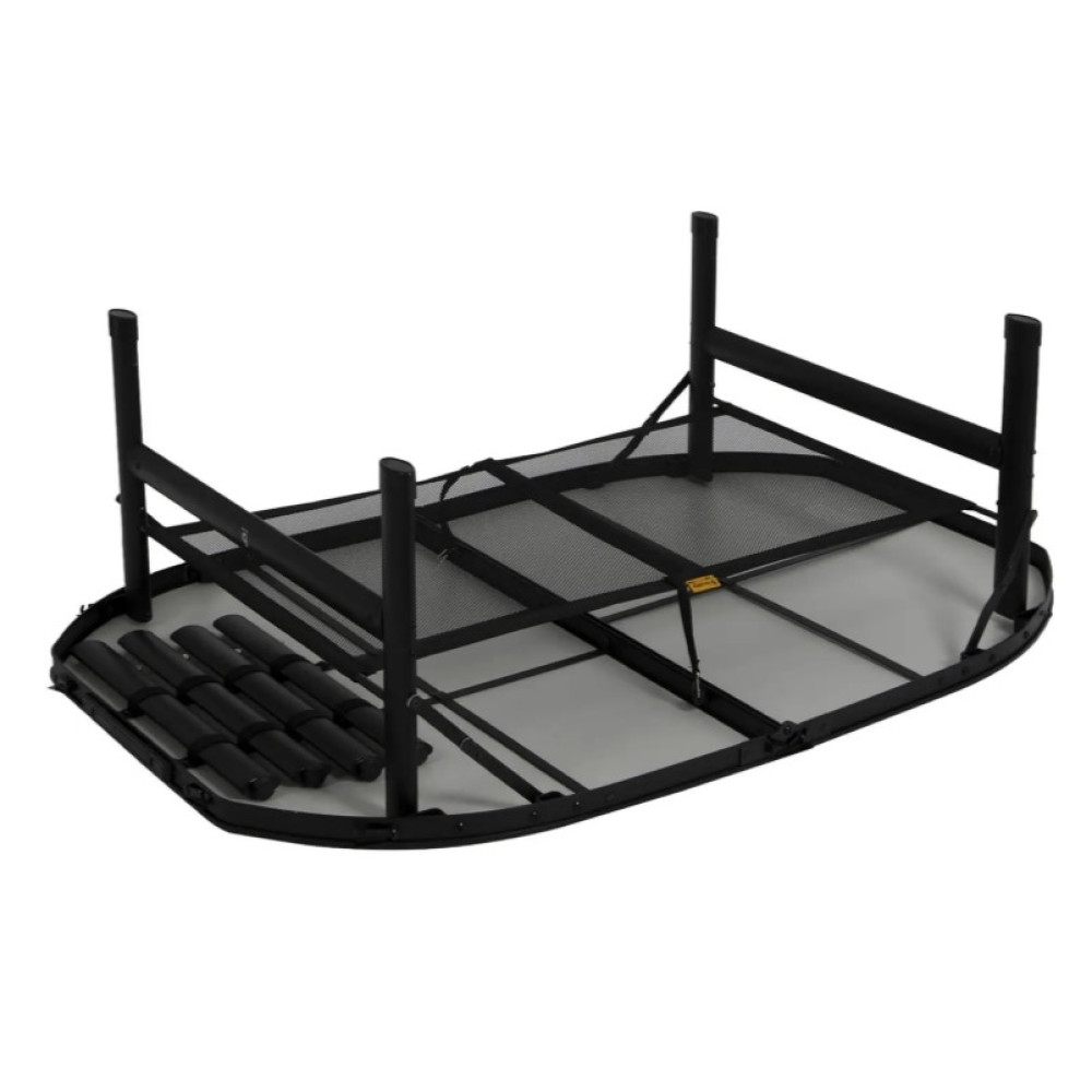 Стіл Bo-Camp Northgate Oval 120x80 cm Black/Grey (1404187)