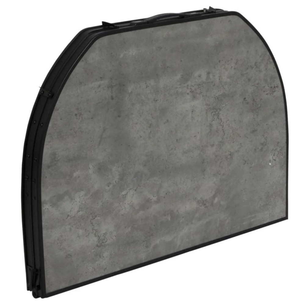 Стіл Bo-Camp Northgate Oval 120x80 cm Black/Grey (1404187)