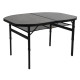 Стіл Bo-Camp Northgate Oval 120x80 cm Black/Grey (1404187)