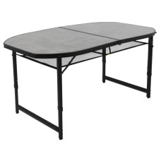 Стол Bo-Camp Northgate Oval 150x80 cm Black/Grey (1404188)