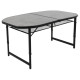 Стіл Bo-Camp Northgate Oval 150x80 cm Black/Grey (1404188)