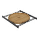Стіл Bo-Camp Carnaby M 32x32 cm Bamboo Brown (1404322) (DAS302571)