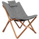 Крісло розкладне Bo-Camp Bloomsbury M Grey (1200369) (DAS302725)