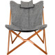 Крісло розкладне Bo-Camp Bloomsbury L Grey (1200370) (DAS302726)