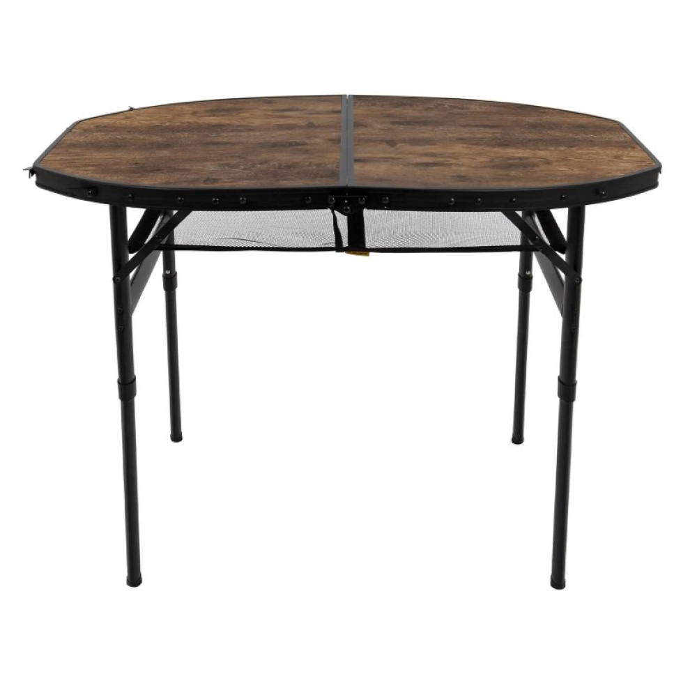 Стол Bo-Camp Woodbine Oval 100x70 cm Black/Wood look (1404185)