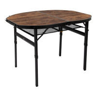 Стол Bo-Camp Woodbine Oval 100x70 cm Black/Wood look (1404185)