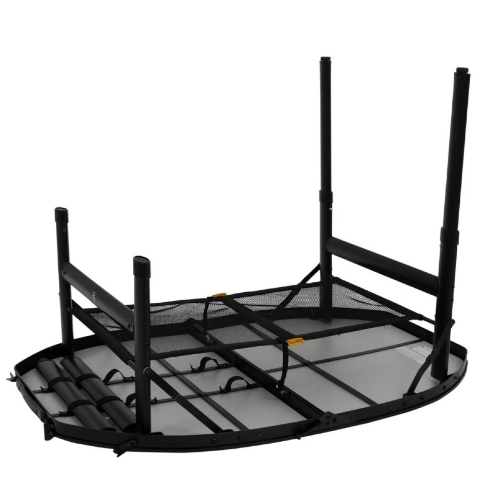 Стол Bo-Camp Woodbine Oval 100x70 cm Black/Wood look (1404185)