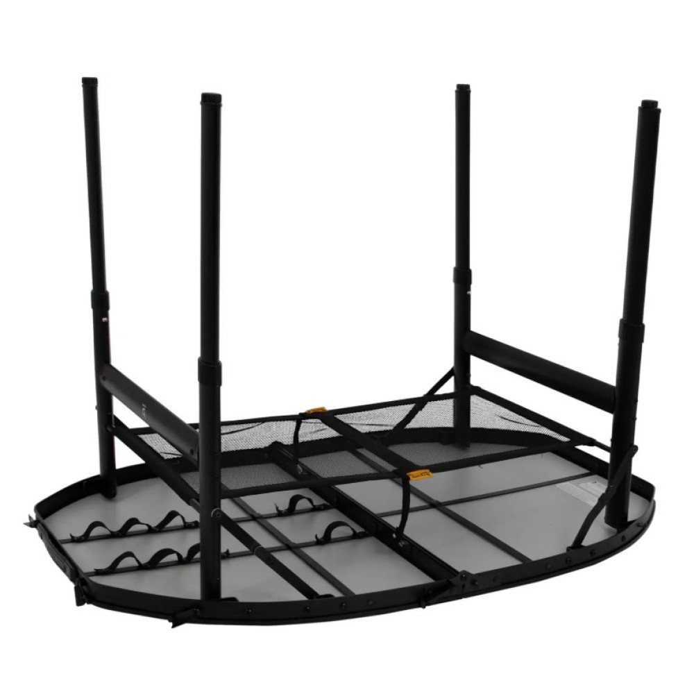 Стол Bo-Camp Woodbine Oval 100x70 cm Black/Wood look (1404185)