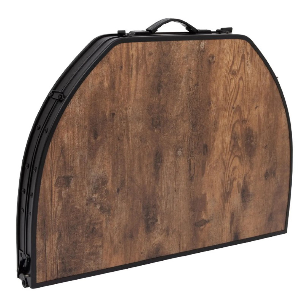 Стол Bo-Camp Woodbine Oval 100x70 cm Black/Wood look (1404185)