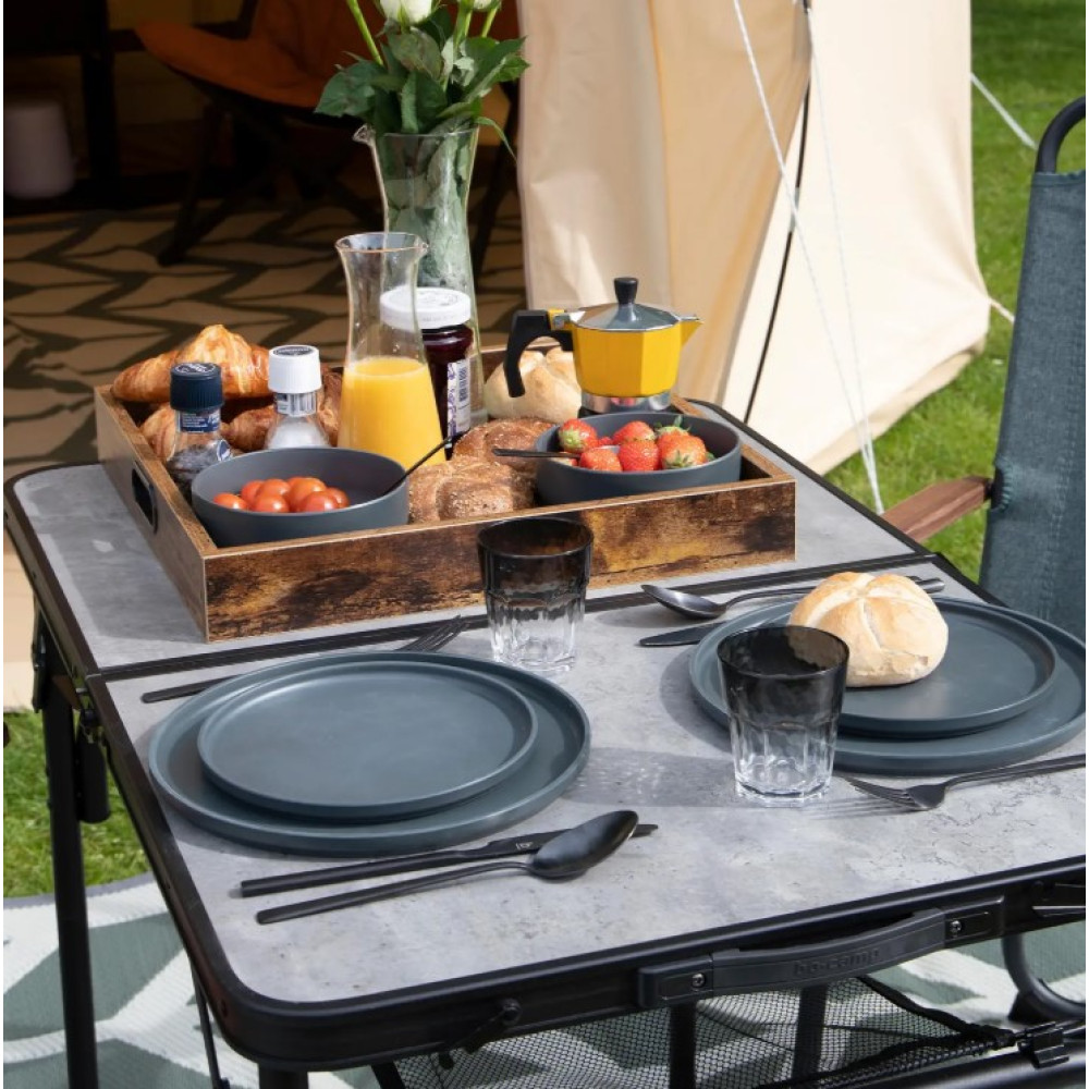 Стол Bo-Camp Northgate 120x60 cm Black/Grey (1404186)