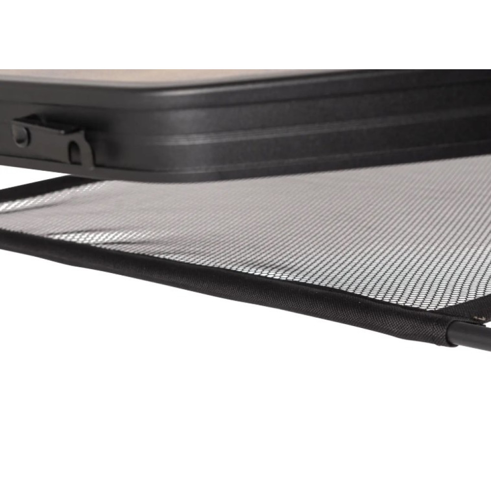Стол Bo-Camp Melrose Oval 120x80 cm Black/Wood look (1404220)