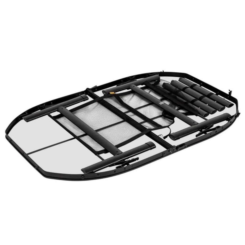 Стол Bo-Camp Melrose Oval 120x80 cm Black/Wood look (1404220)