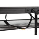 Стол Bo-Camp Melrose Oval 120x80 cm Black/Wood look (1404220)
