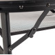 Стол Bo-Camp Melrose Oval 120x80 cm Black/Wood look (1404220)