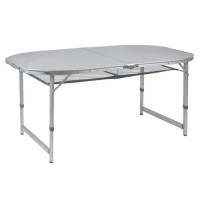 Стол Bo-Camp Premium Oval 150x80 cm Grey (1404405)