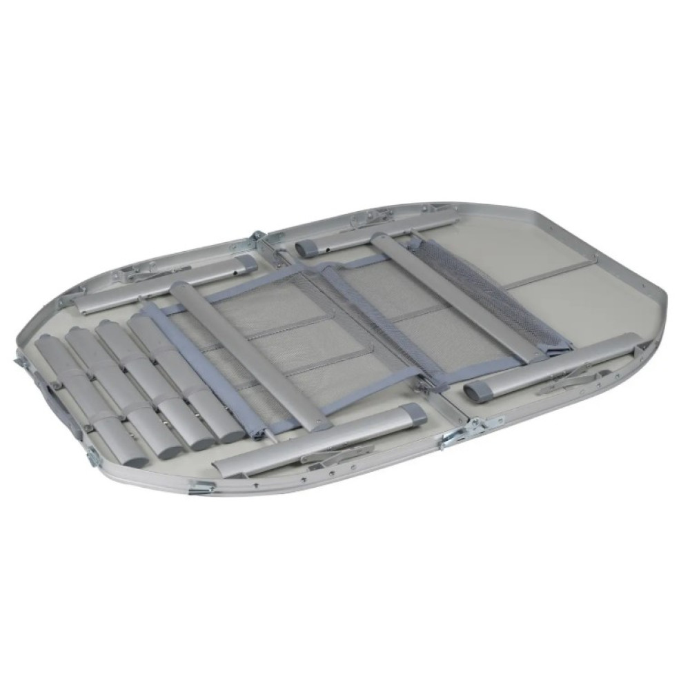 Стіл Bo-Camp Premium Oval 120x80 cm Grey (1404420)