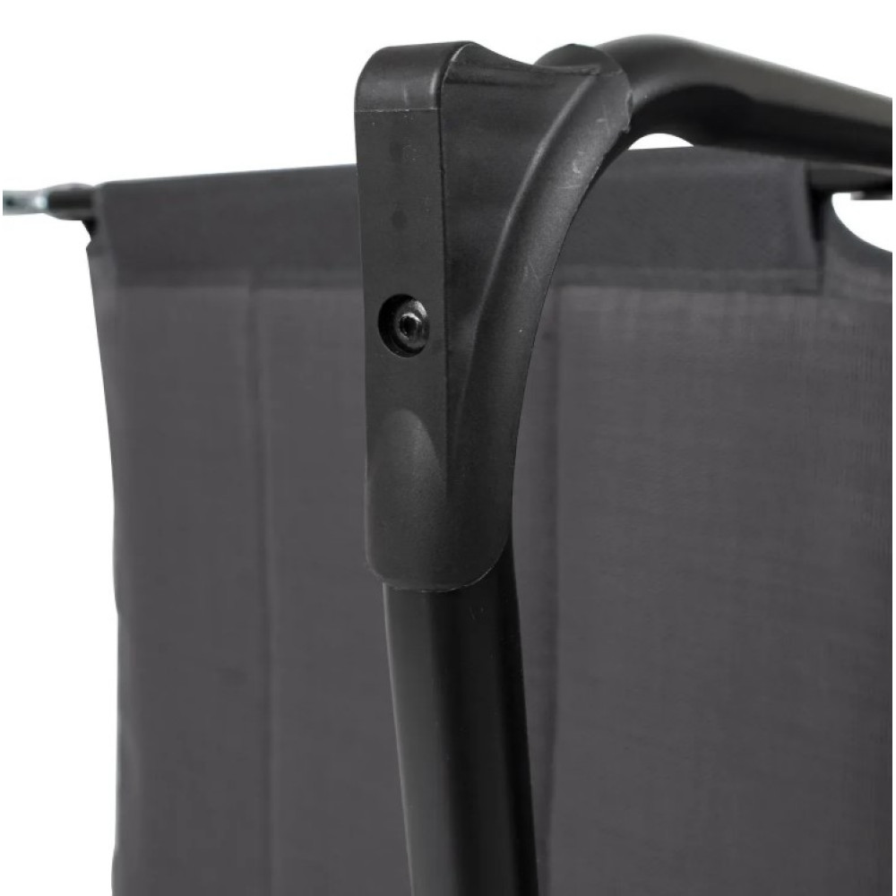 Кровать раскладная Bo-Camp Sun Lounger With Sunscreen 5 Positions Grey (1304492) (DAS303260)