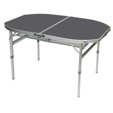 Стол Bo-Camp Case Model Oval 120x80 cm Grey (1404415) (DAS303277)