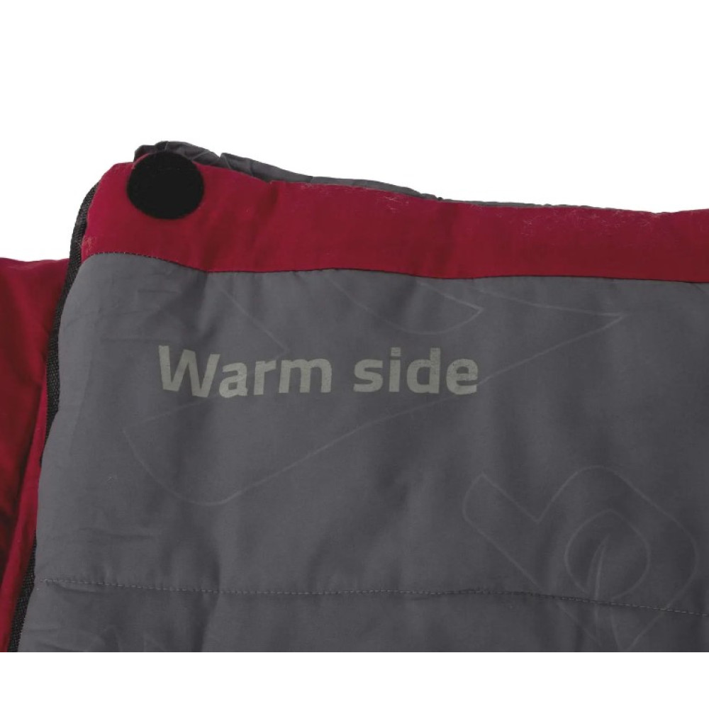 Спальный мешок Bo-Camp Uda Cool/Warm Golden -10° Red/Grey (3605898) (DAS301483)