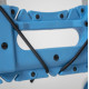Візок господарський Bo-Camp Trolley Foldable 75 kg Silver/Blue (5267283) (DAS302122)