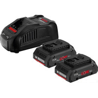 Базовый комплект Bosch 2xProCore 18 В 4.0 Aч + GAL 1880 CV Professional 1.600.A01.6GF